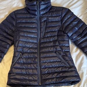 Marmot Women's Navy Puffer Jacket